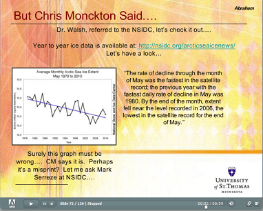 Sample slide from Abraham presentation